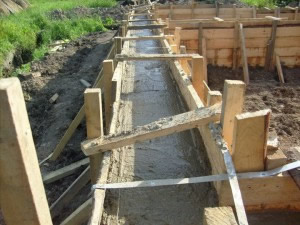 ленточный фундамент