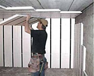 монтаж утеплителя пенопласт 