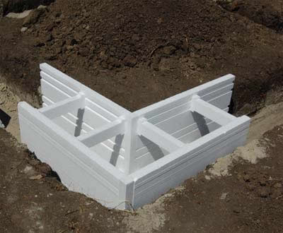 фото опалубки из пенополистирола