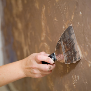 оштукатуривание стен подвала