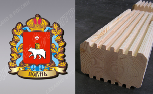 Профилированный брус от производителя Пермь