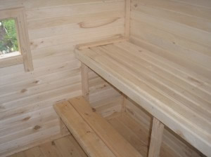 Баня из осинового бруса
