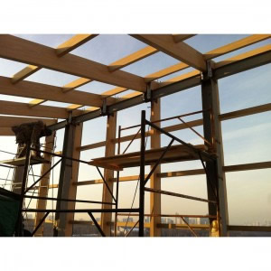 применение стропильной системы из бруса