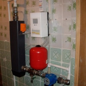 пример расположение индукционного котла в доме