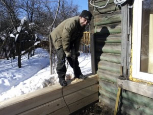 Пристройка из бруса к дому