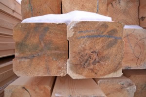 профилированный брус естественной влажности зимой