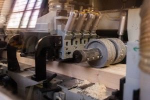 производство профилированного бруса на станке