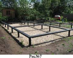 фото ростверка из металлических профилей