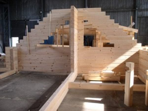 Сборка сруба