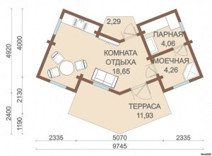 Сложный индивидуальный проект бани