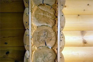 сруб обшитый блок-хаусом