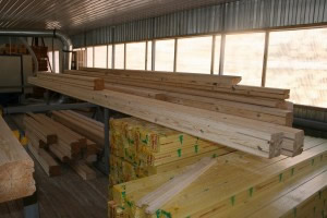 Профилированный брус камерной сушки 