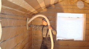 утепление эковатой перекрытия крыши